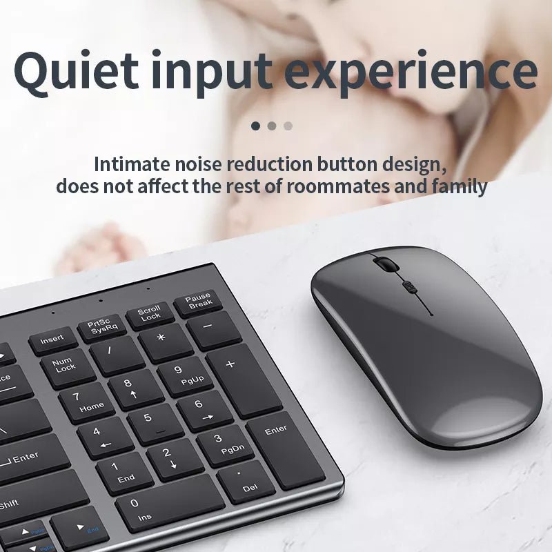High quality 2.4G Bluetooth wireless rechargeable mouse keyboard combos - Gear for Gamers